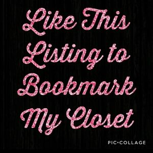LIKE THIS LISTING TO BOOKMARK MY CLOSET!